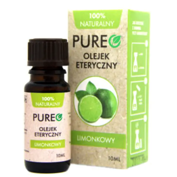 Pureo naturalny olejek eteryczny Limonkowy, 10 ml Pureo