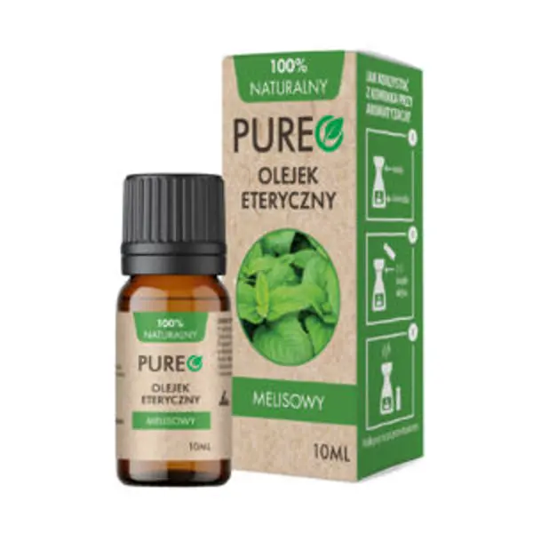 Pureo naturalny olejek eteryczny Melisowy, 10 ml Pureo