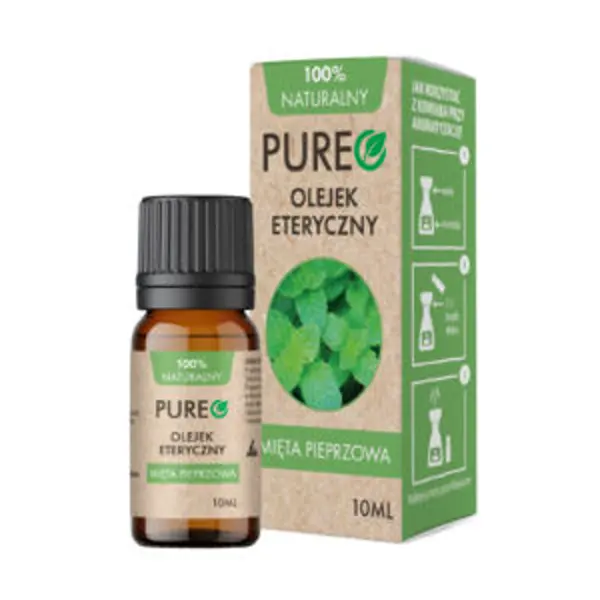 Pureo naturalny olejek eteryczny Mięta Pieprzowa, 10 ml Pureo