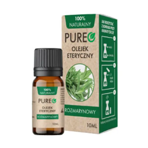 Pureo naturalny olejek eteryczny Rozmarynowy, 10 ml Pureo
