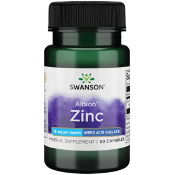 SWANSON ALBION ZINC 15MG 60 kap Swanson