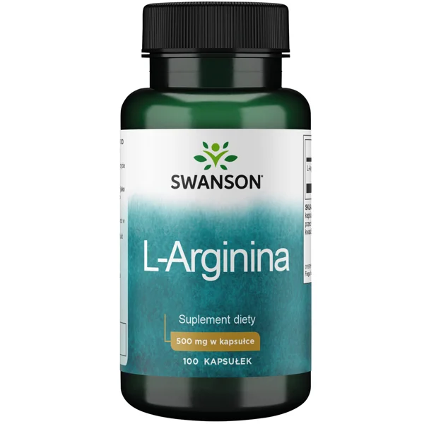 SWANSON L-ARGININE 500MG 100 kap Swanson