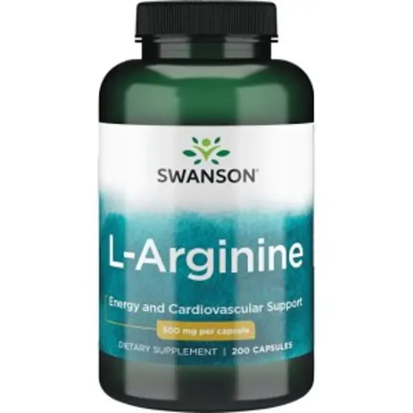 SWANSON L-ARGININE 500MG 200 kap Swanson