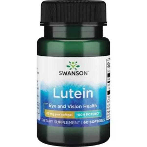 SWANSON LUTEIN 20MG 60 kap SOFTGEL Swanson