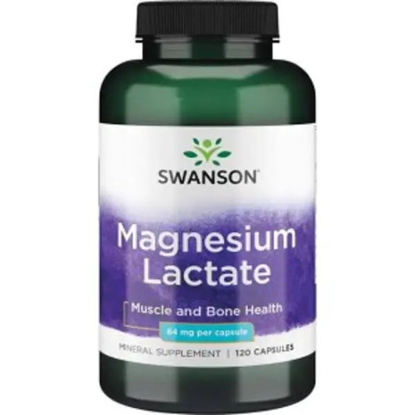 SWANSON MAGNESIUM (LACTATE) 120 kap Swanson