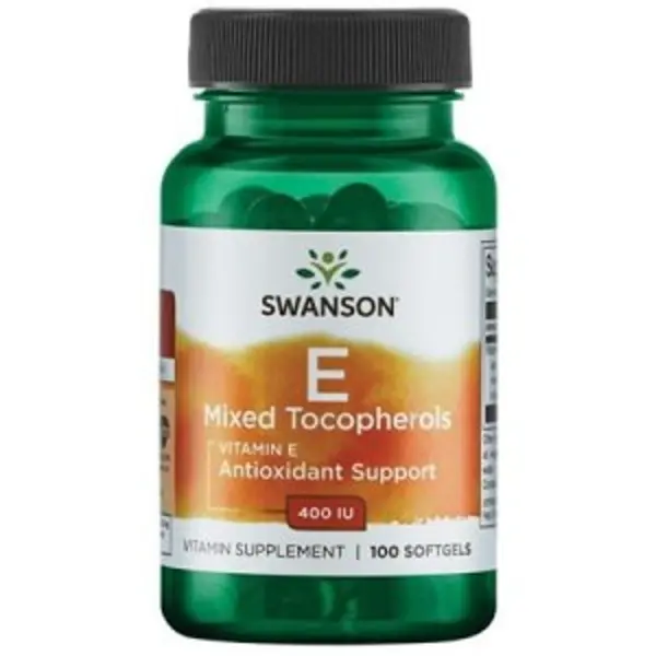 SWANSON NATURAL VITAMIN E (400IU) 100 kap SOFTGEL Swanson