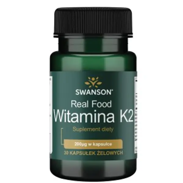 SWANSON NATURAL VITAMIN K2 (MENAGUINONE-7 FROM NATTO) 200MCG 30 kap SOFTGEL Swanson