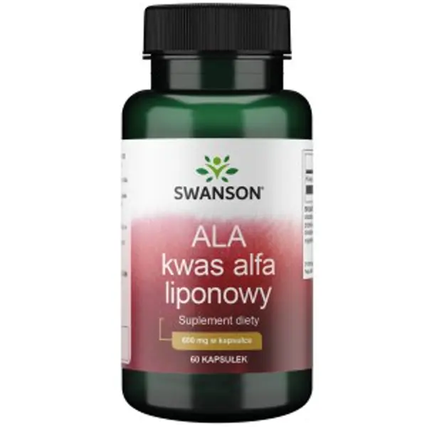 SWANSON ALPHA LIPOIC ACID 600MG 60 kap Swanson