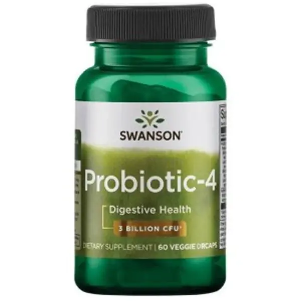 SWANSON PROBIOTICS PROBIOTIC-4 60 kap VEGGE Swanson