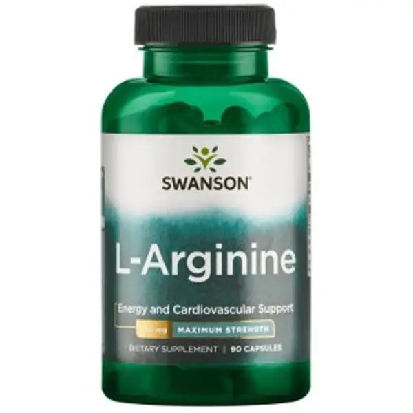 SWANSON SUPER STRENGTH L-ARGININE (850MG) 90 kap VEGGE Swanson