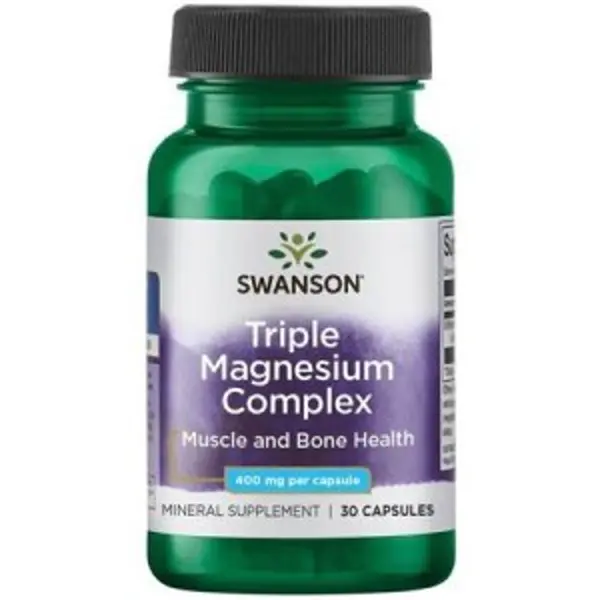 SWANSON TRIPLE MAGENSIUM COMPLEX (400MG) 30 kap Swanson