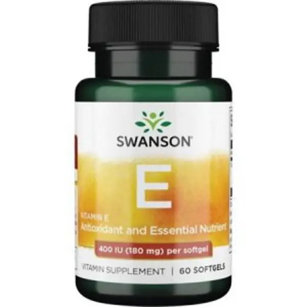 SWANSON VITAMIN E (400IU) 60 kap Swanson