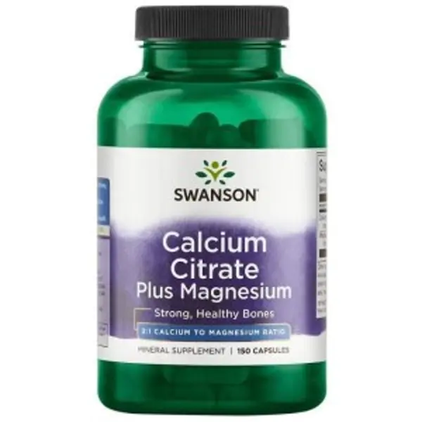 SWANSON CALCIUM CITRATE + MAGNESIUM 150 kap Swanson