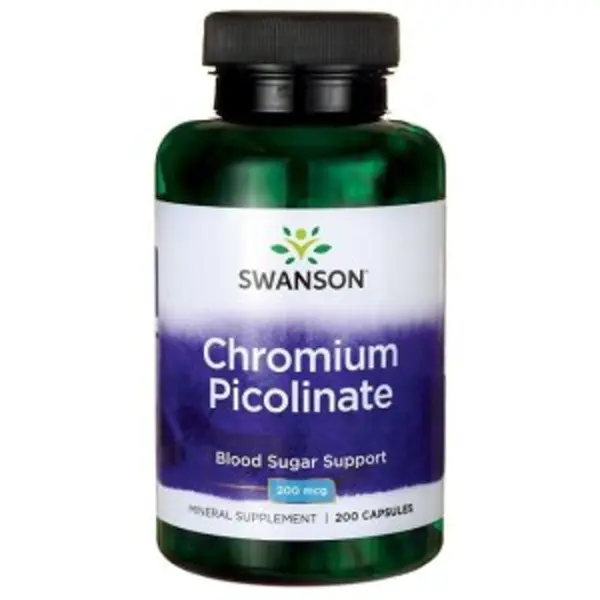 SWANSON CHROMIUM PICOLINATE 200 kap Swanson
