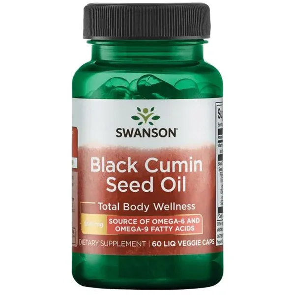 SWANSON EFA'S BLACK CUMIN SEED OIL 500MG 60 kap Swanson