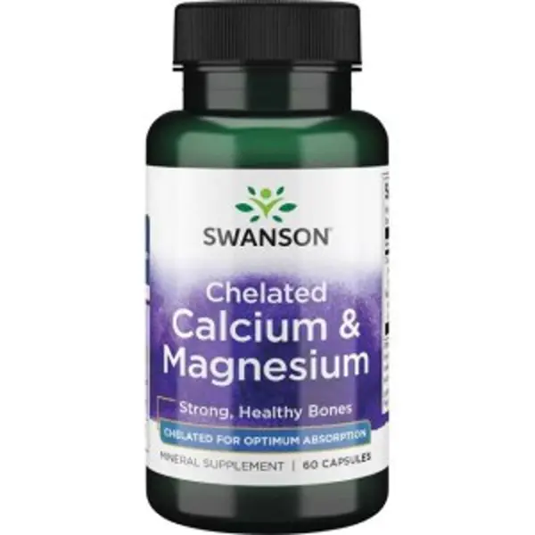 SWANSON ALBION CHELATED CALCIUM & MAGNESIUM 60 kap Swanson