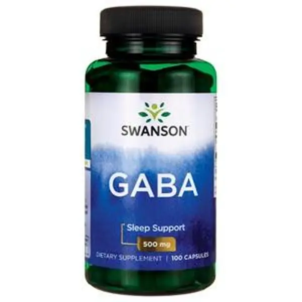 SWANSON GABA GAMMA AMINOBUTYRIC ACID 100 kap Swanson