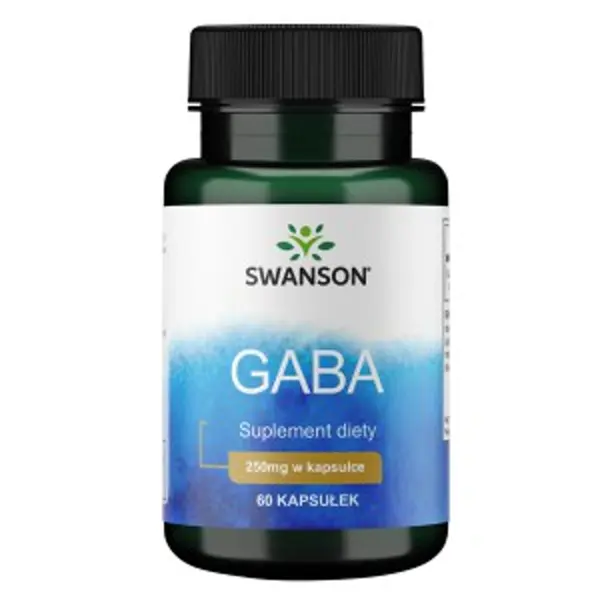 SWANSON GABA GAMMA AMINOBUTYRIC ACID 250MG 60 kap Swanson
