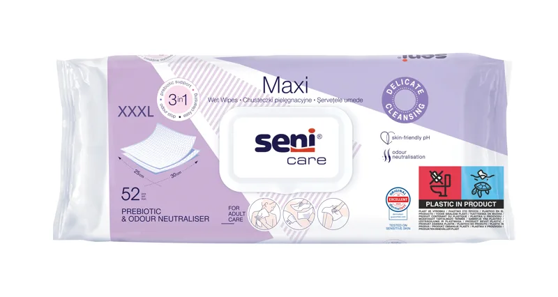 SENI CARE MAXI Chusteczki pielęgnacyjne A52 NOWY INDEKS Seni