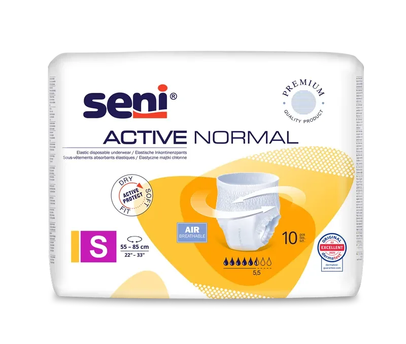 Majtki chłonne SENI ACTIVE NORMAL SMALL A10 (żółte) Seni