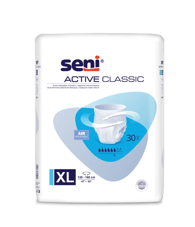 Majtki chłonne SENI ACTIVE CLASSIC EXTRA LARGE A30 Seni