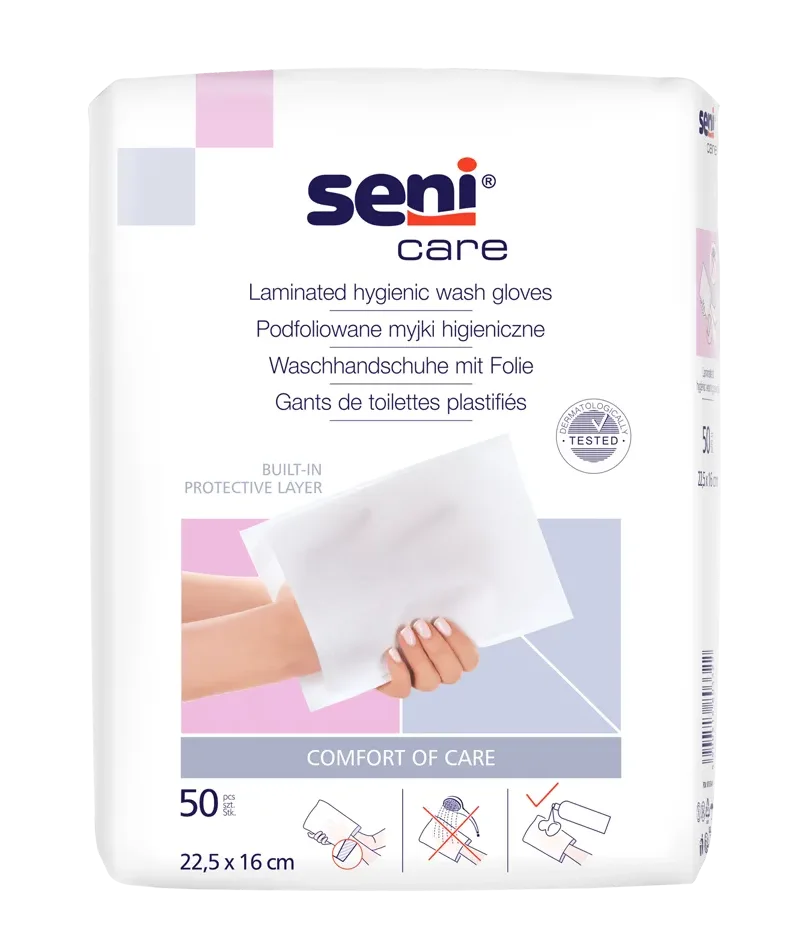 Seni Care Podfoliowane myjki higieniczne A50 Seni
