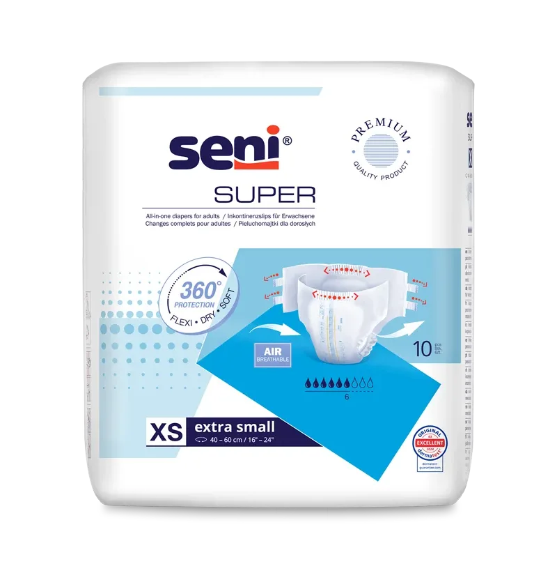 Pieluchomajtki SENI SUPER EXTRA-SMALL A10 (niebieskie) Seni