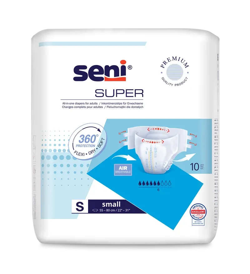Pieluchomajtki SENI SUPER SMALL A10 (niebieskie) Seni