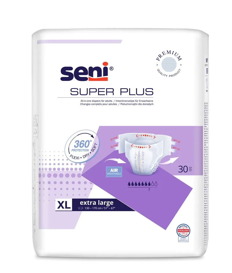 Pieluchomajtki SENI SUPER PLUS EXTRA-LARGE A30 (fioletowe) Seni