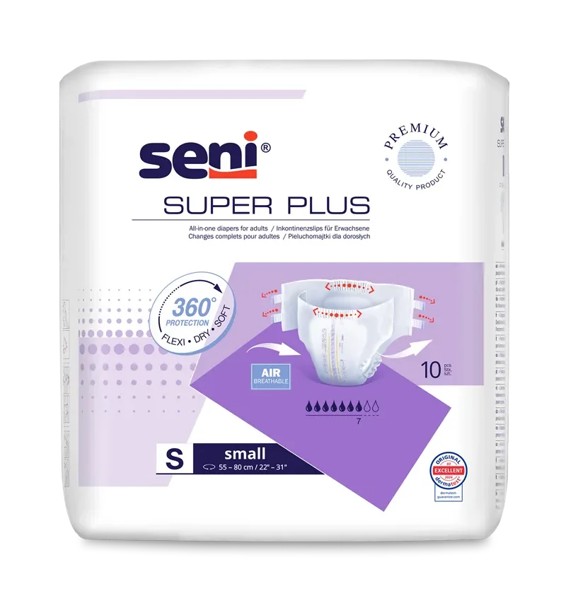 Pieluchomajtki SENI SUPER PLUS SMALL A10 (fioletowe) Seni
