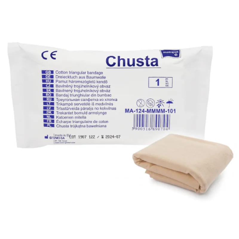 Chusta trójkątna bawełniana TZMO