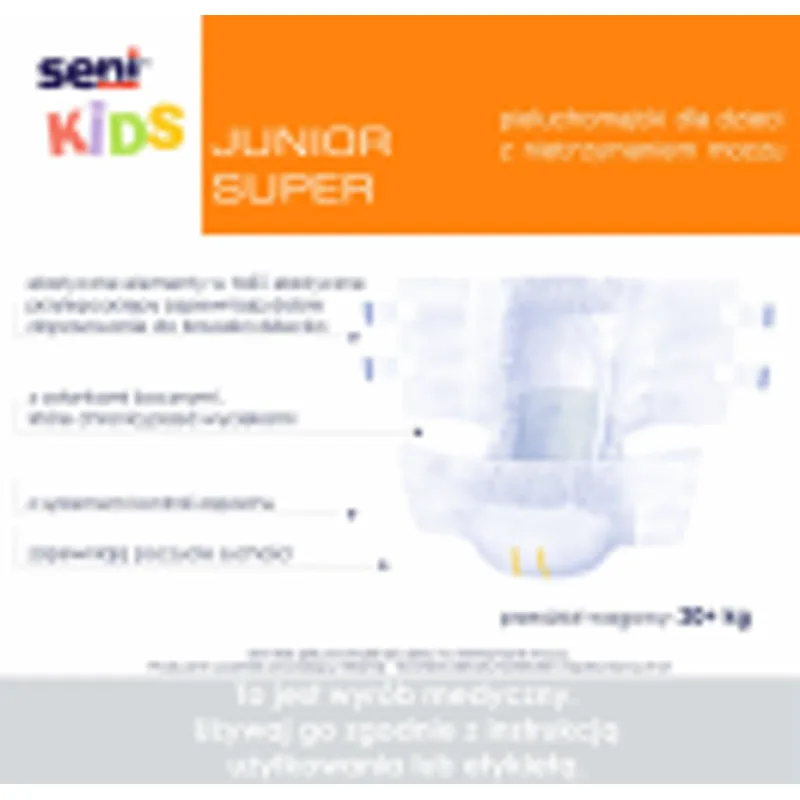 Pieluchomajtki dla dzieci SENI KIDS JUNIOR SUPER A30 Seni