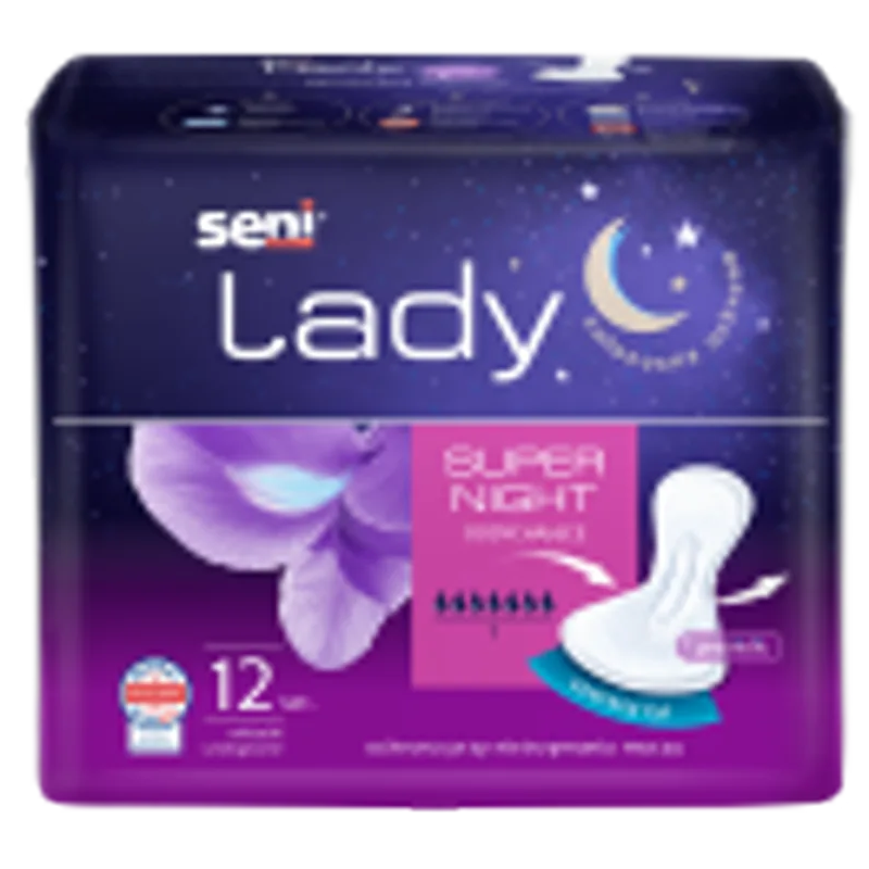 Wkładki urologiczne SENI LADY SUPER Night A12 Nowość Seni