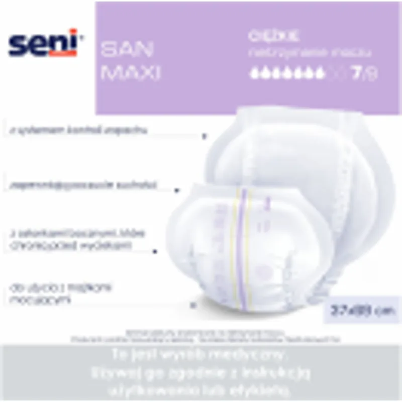 Pieluchy anatomiczne SENI SAN MAXI A10 Seni