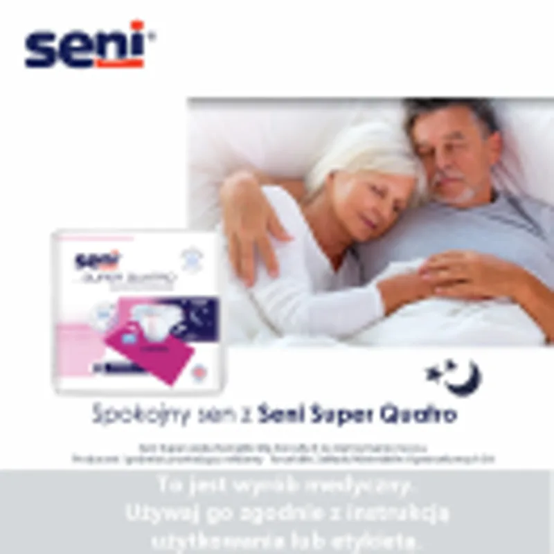 Pieluchomajtki SENI SUPER QUATRO 2X-LARGE A10 (różowe) Seni