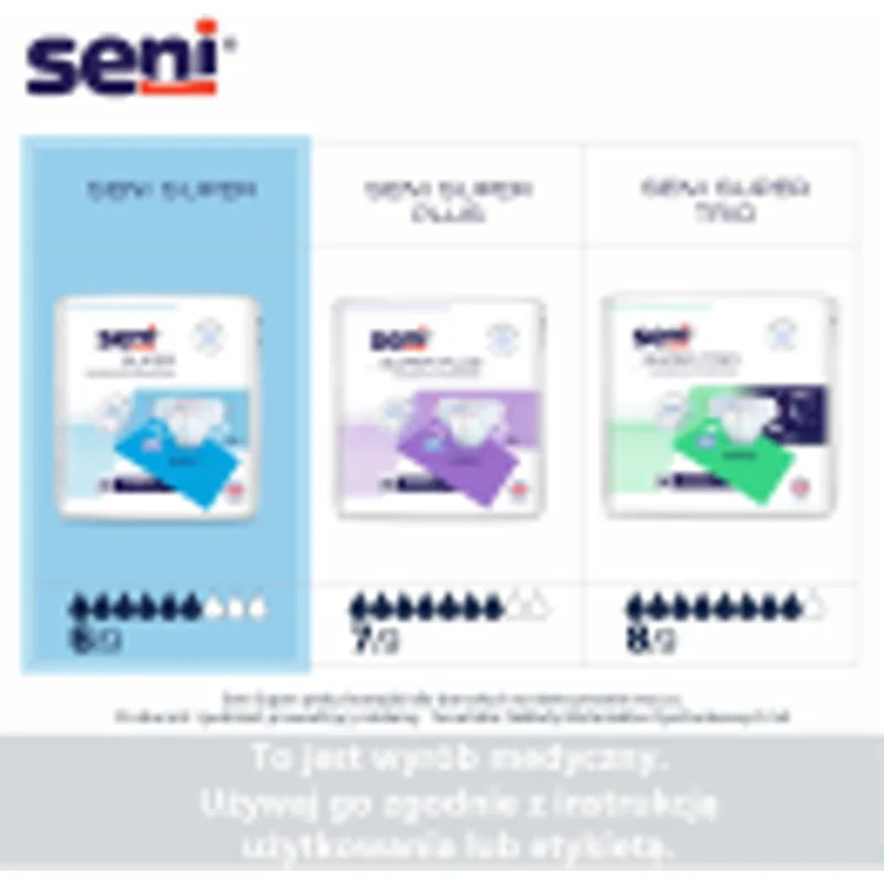 Pieluchomajtki SENI SUPER EXTRA-LARGE A30 (niebieskie) Seni